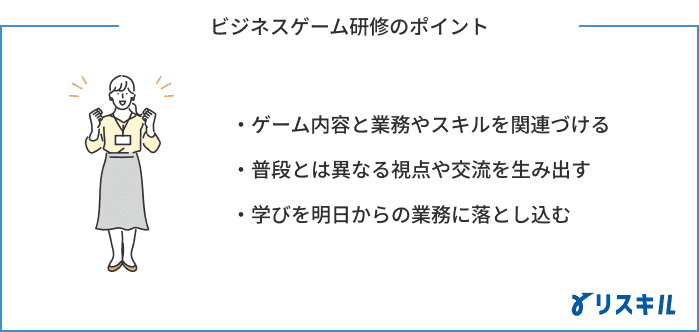 ビジネスゲーム研修のポイント