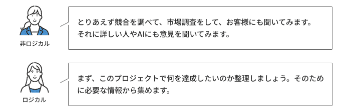 論理的じゃない人の特徴4